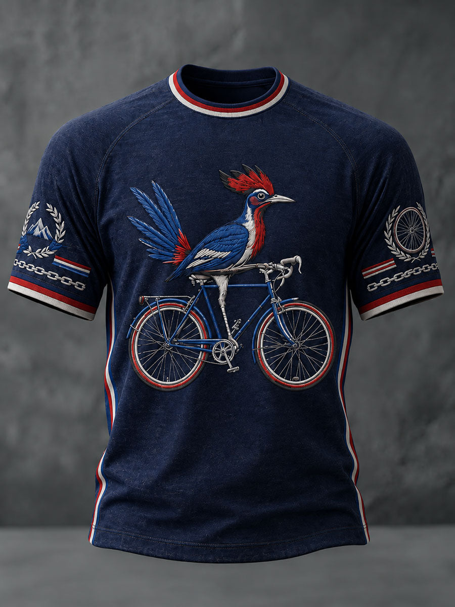 Men's Bicycle Race Short Sleeve T-shirt