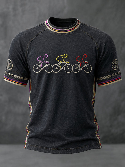 Men's Bicycle Race Short Sleeve T-shirt